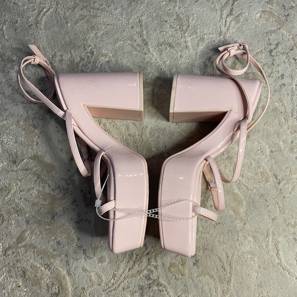 Elegant Pink Platform Heels - Picture 4 of 6